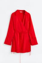H & M - Wrap Dress - Red