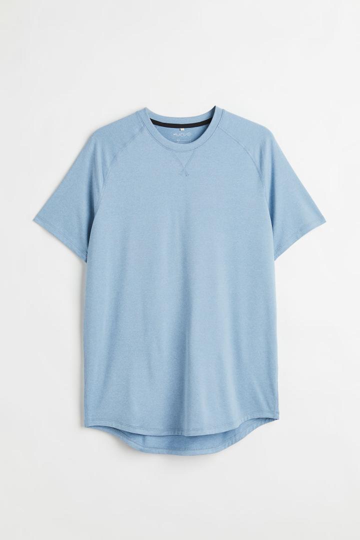 H & M - Loose Fit Sports Shirt - Blue