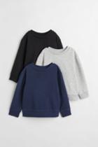 H & M - 3-pack Sweatshirts - Blue