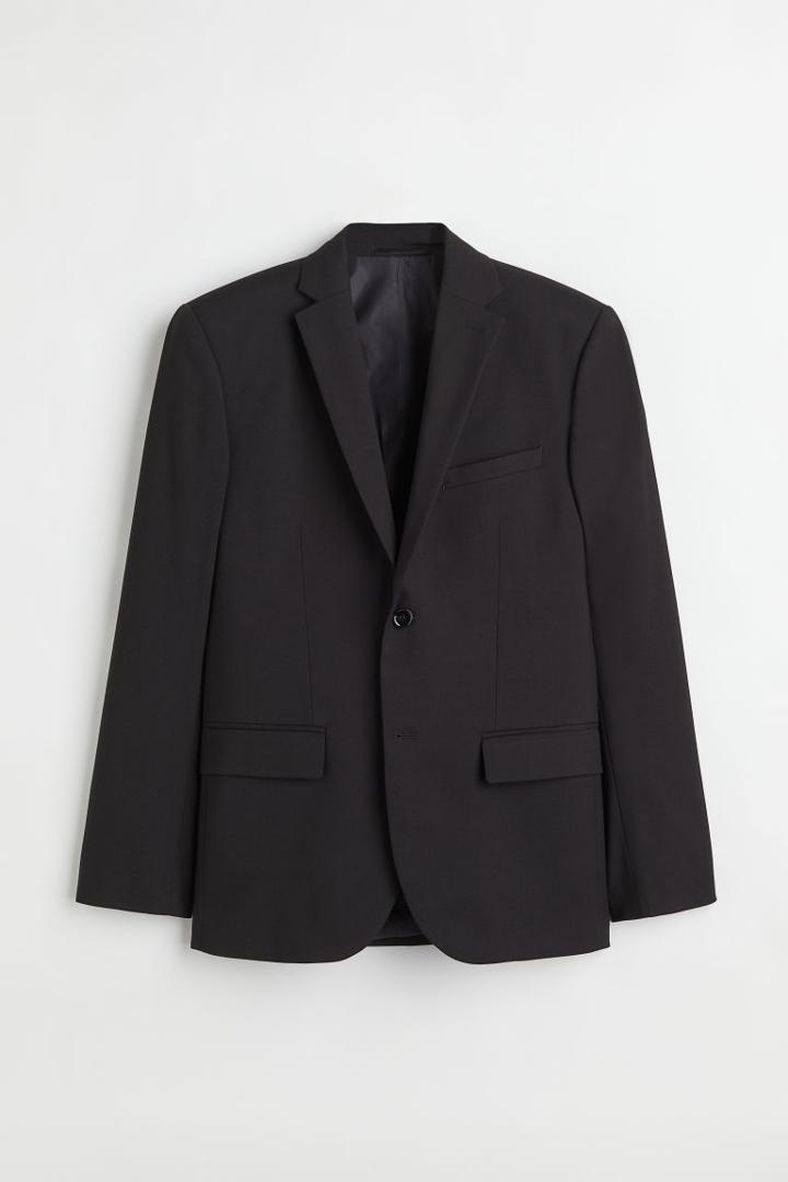 H & M - Slim Fit Blazer - Black