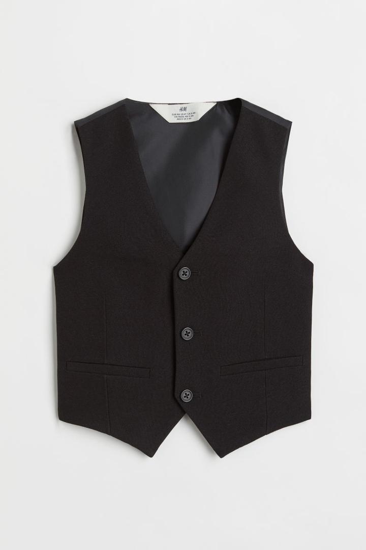 H & M - Suit Vest - Black
