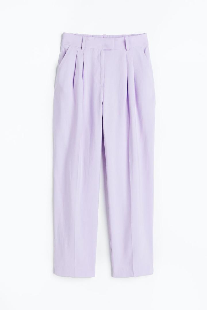 H & M - Ankle-length Pants - Purple