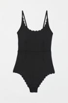 H & M - Padded-cup Swimsuit - Black