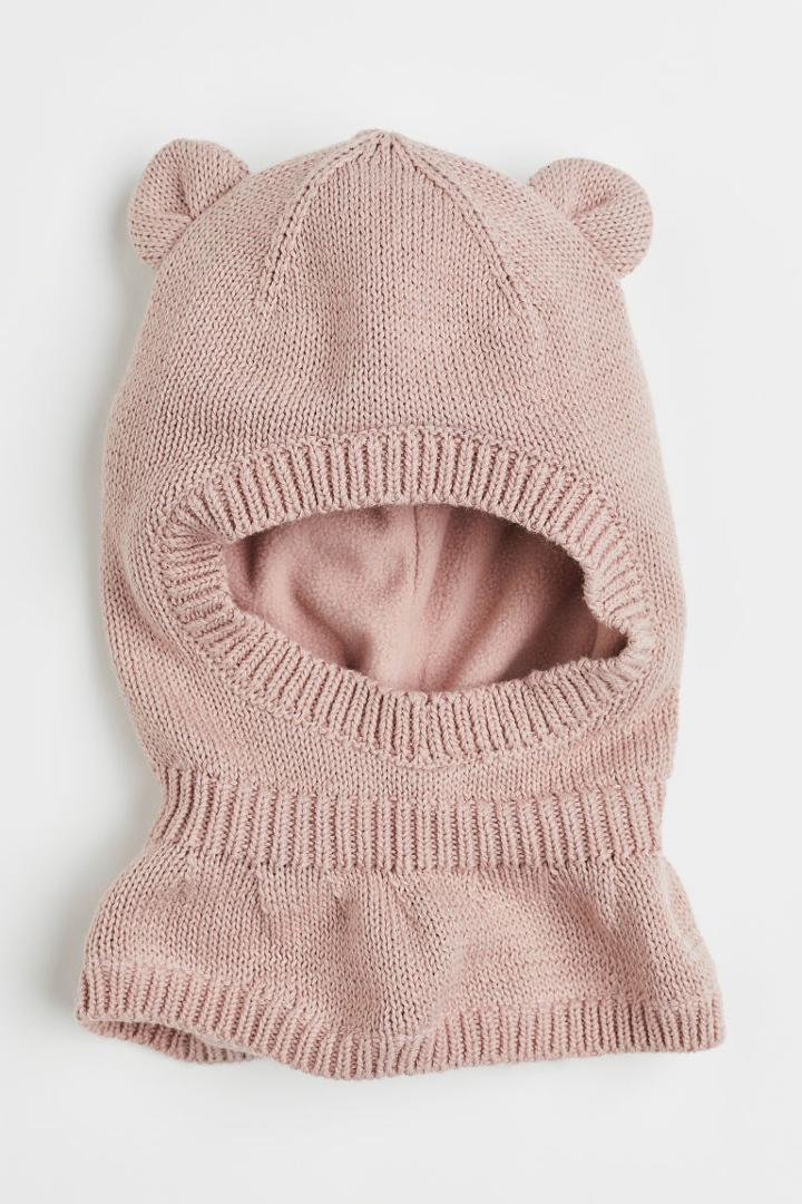 H & M - Fleece-lined Balaclava - Pink