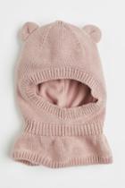 H & M - Fleece-lined Balaclava - Pink