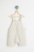 H & M - Linen Overall Shorts - Beige