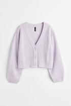 H & M - Knit Cardigan - Purple