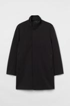 H & M - Twill Coat - Black