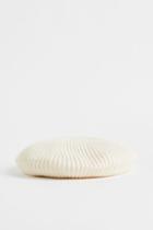 H & M - Knit Beret - White