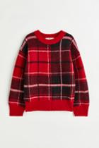 H & M - Jacquard-knit Jumper - Red