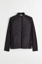 H & M - Regular Fit Thermolite Running Jacket - Black