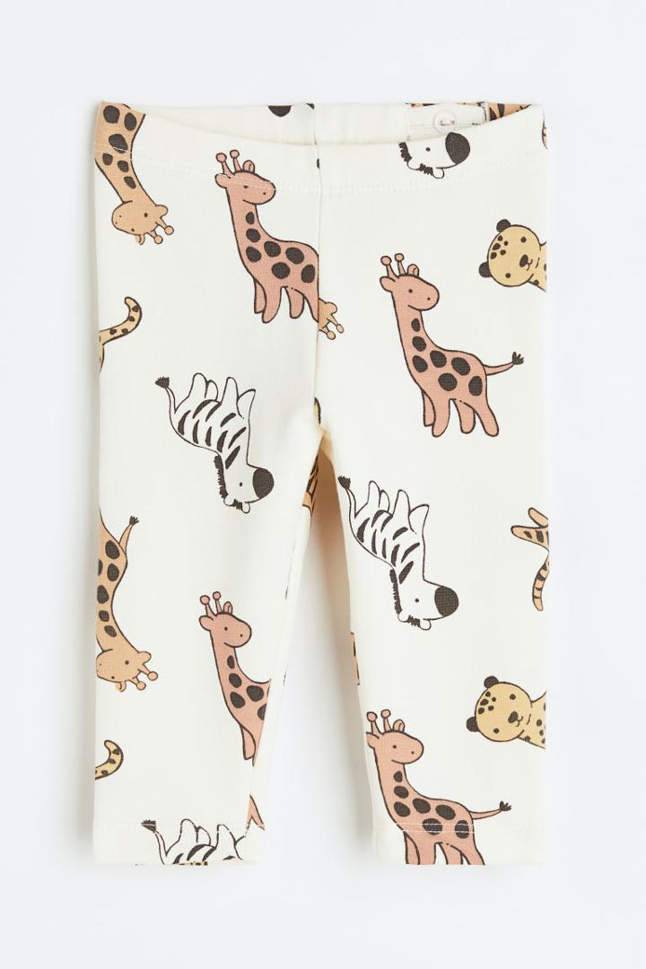 H & M - Extra-soft Leggings - White