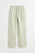 H & M - Wide-leg Joggers - Green