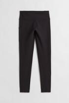 H & M - Pocket-detail Sports Leggings - Black