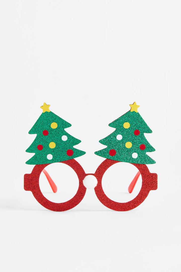 H & M - Appliqud Eyeglasses - Green