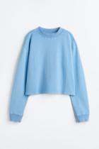 H & M - Short Sweatshirt - Blue