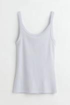 H & M - Cotton Tank Top - Blue