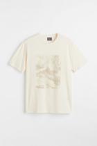 H & M - Regular Fit Cotton T-shirt - White