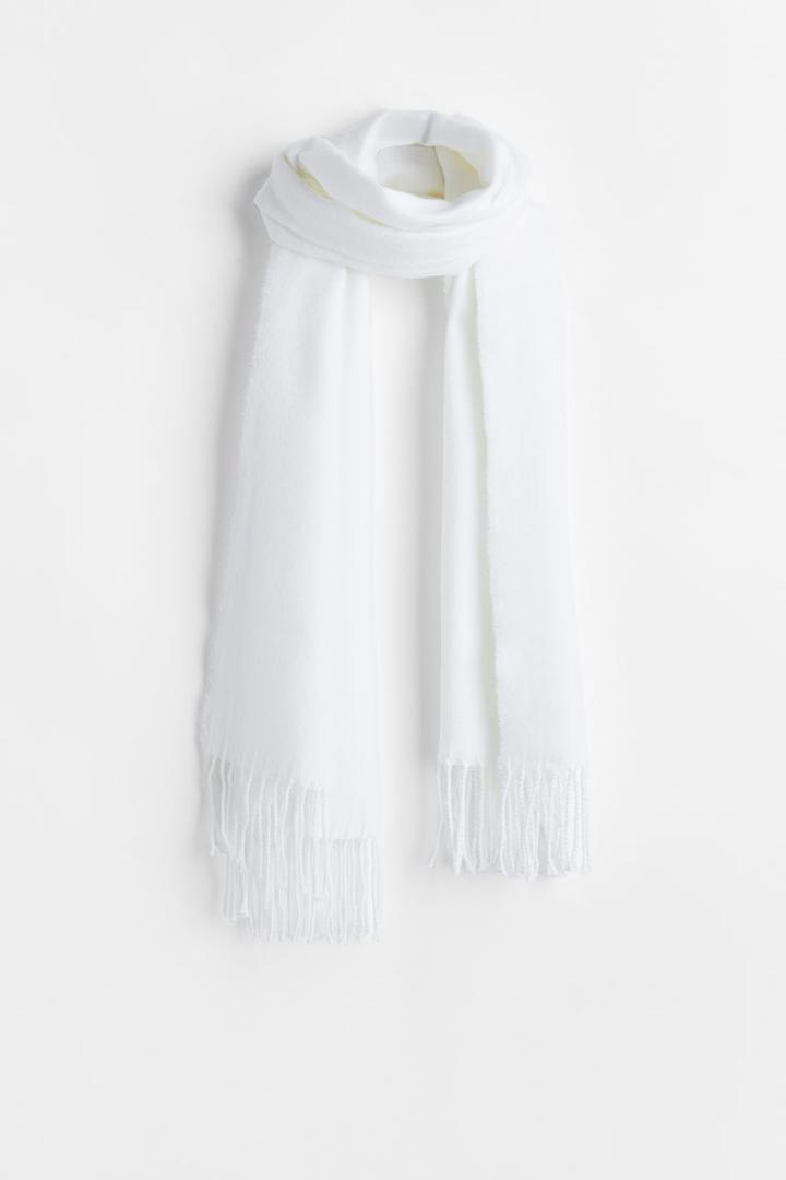 H & M - Scarf - White