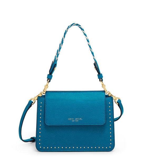 Henri Bendel Stanton Mini Studded Crossbody With Woven Strap