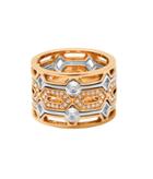 Henri Bendel Chrysler Cutout Ring