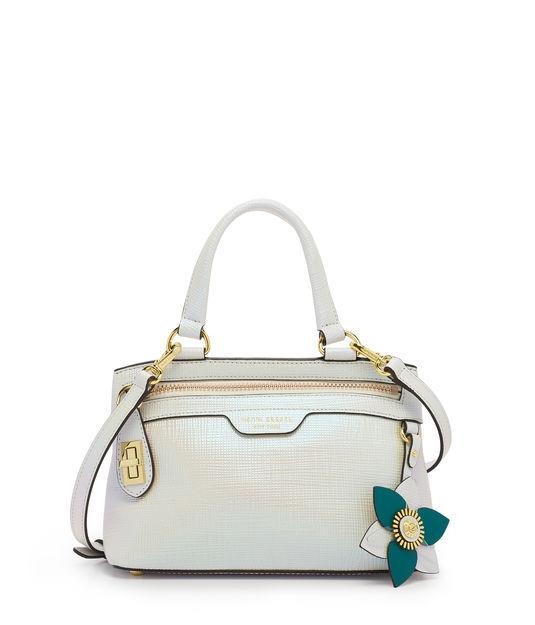 Henri Bendel West 57th Mini Zip Iridescent Satchel
