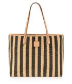 Henri Bendel Striped Straw Beach Tote