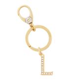 Henri Bendel Monogram L Key Fob