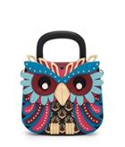 Henri Bendel Owl Accordion Party Bag