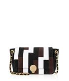 Henri Bendel No. 7 Brown & White Convertible Crossbody
