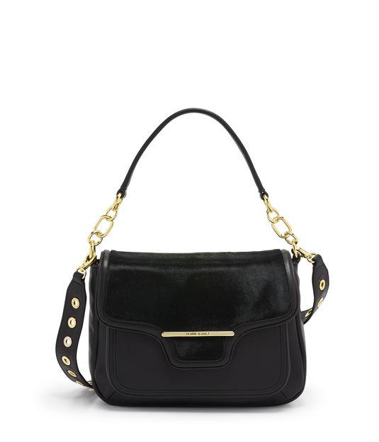 Henri Bendel Hasp Haircalf Shoulder Bag