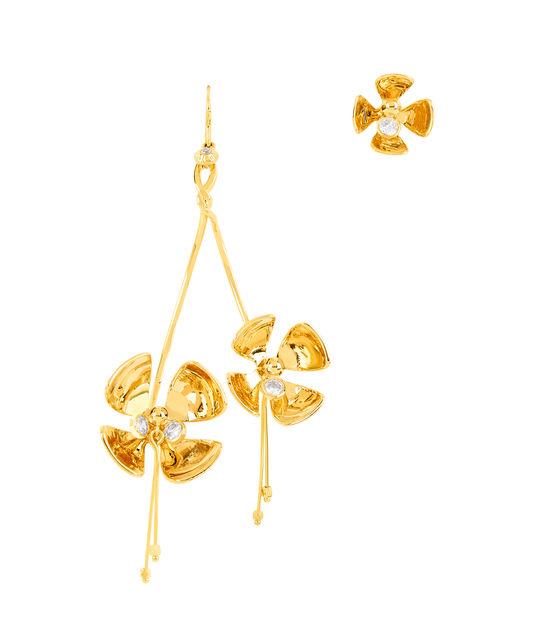 Henri Bendel Fantasy Floral Mismatch Earring