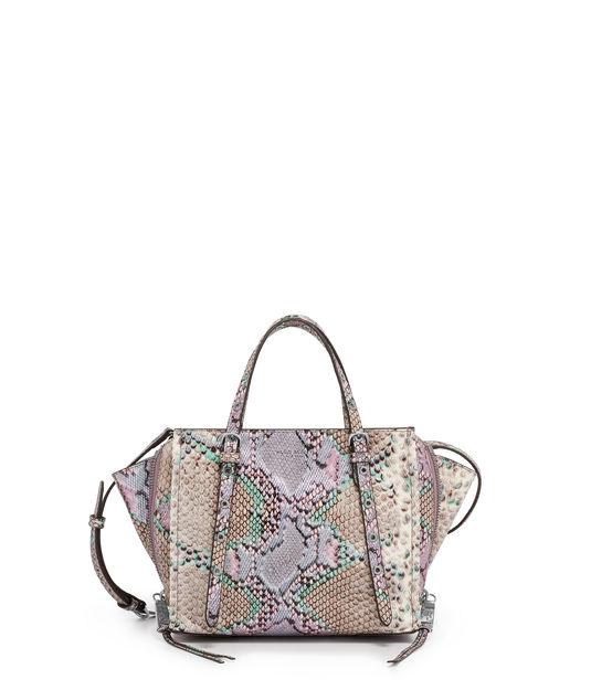 Henri Bendel Beekman Adjustable Strap Mini Snake Satchel