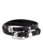 Henri Bendel Black Iris Leather Bracelet & Choker