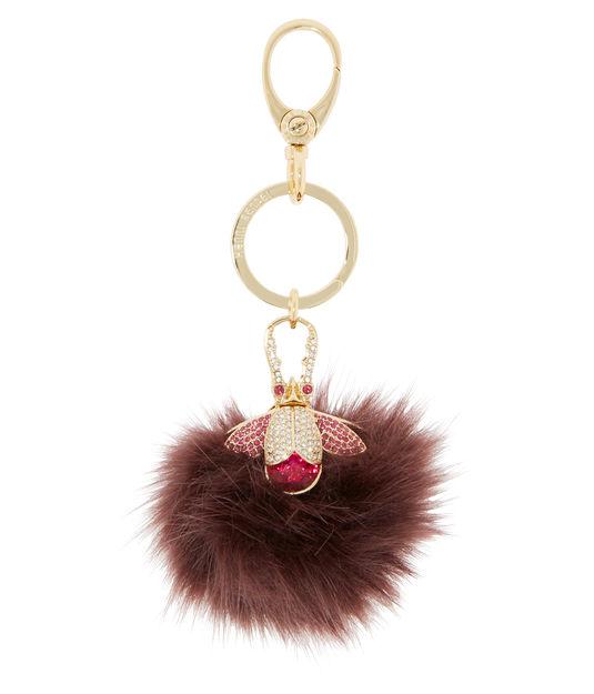 Henri Bendel Beetle Buggy Faux Fur Key Fob