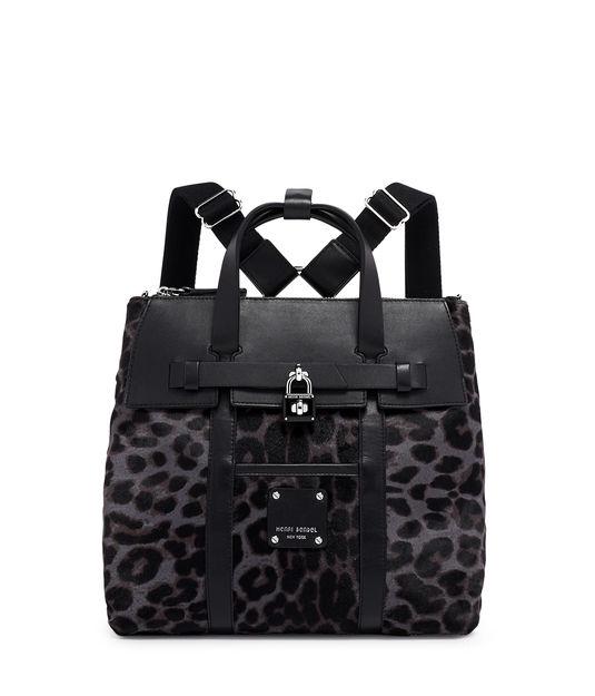 Henri Bendel Jetsetter Mini Convertible Leopard Haircalf Backpack