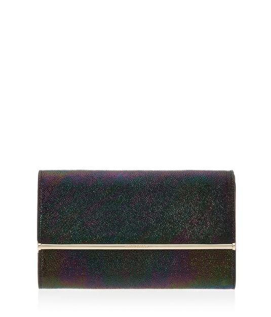 Henri Bendel A-list Petrol Clutch