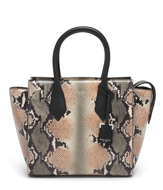 Henri Bendel Rivington Snake Embossed Tote