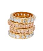 Henri Bendel Luxe Chunky Crystal Band Ring