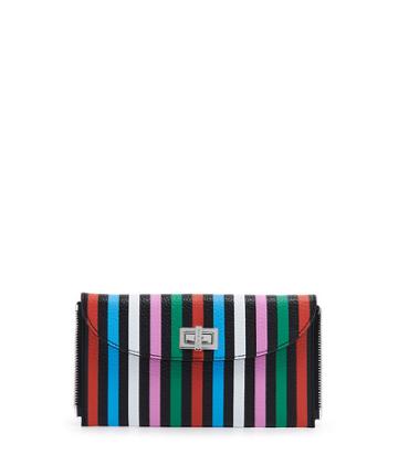Henri Bendel Rivington Multi Stripe Pouch