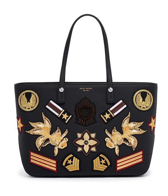 Henri Bendel West 57th E/w Military Patch Tote