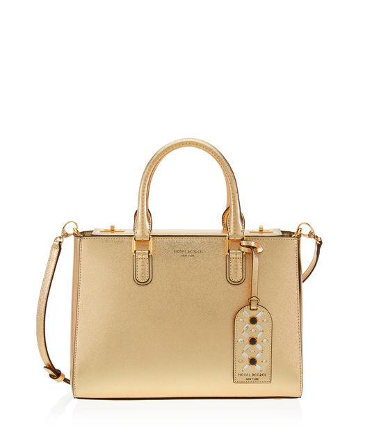 Henri Bendel West 57th Fob Small Turnlock Satchel