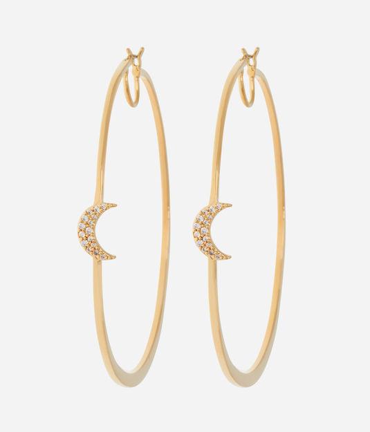 Henri Bendel Luxe Chic Moon Hoop