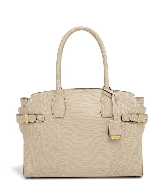 Henri Bendel Carlyle Embossed Lizard Tote