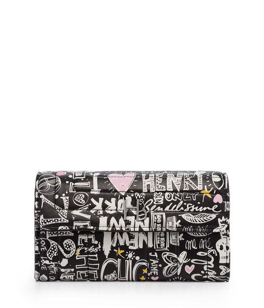 Henri Bendel 712 Graffiti Print Wallet