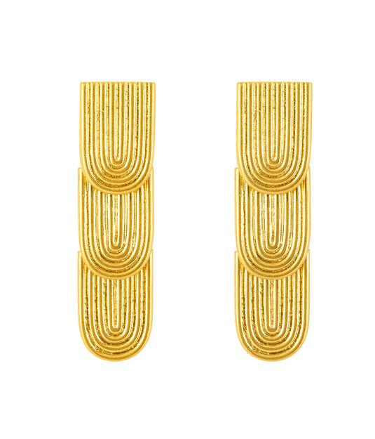Henri Bendel Nectar Nectar Three Link Hoop Earring