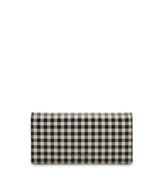Henri Bendel West 57th Gingham Kangaroo Wallet