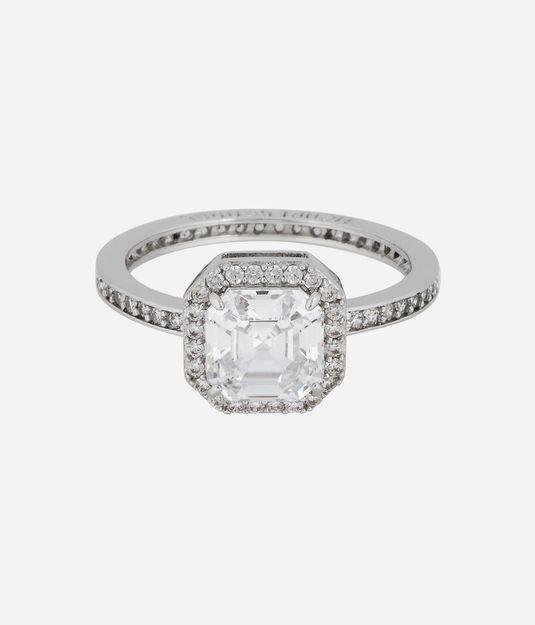 Henri Bendel Luxe Asscher Cut Pave Ring
