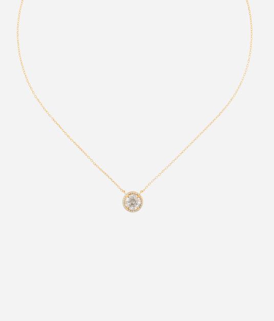 Henri Bendel Luxe Pave Halo Pendant