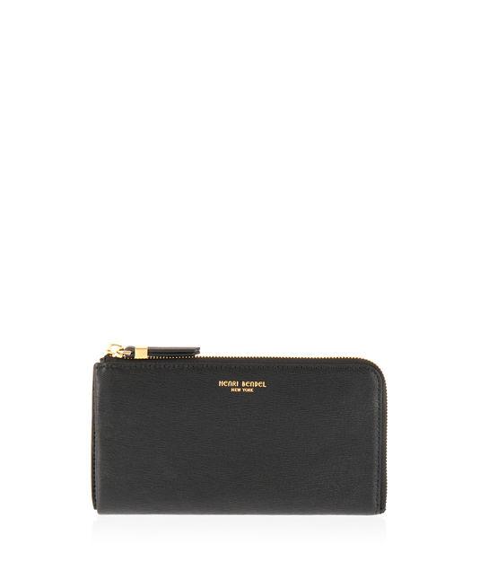 Henri Bendel Dalton Half Zip Wallet